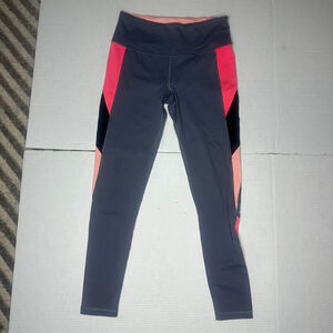 Women's Victoria's Secret VSX Sports Gray Pink Athletic Yoga Workout Leggings